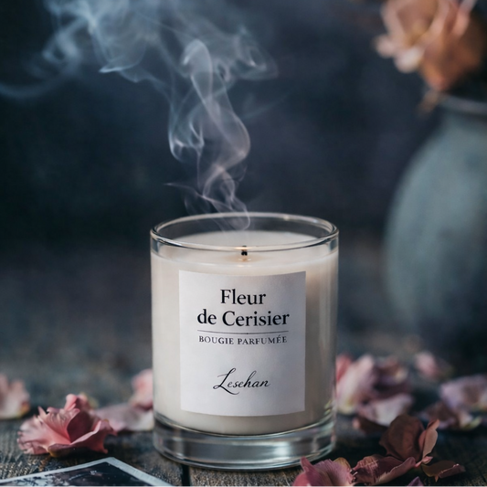 Bougie Lesehan wabi sabi ambiance
